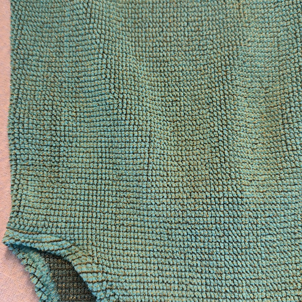 Bond eye Mara Low Back One Piece swimsuit, LAGOON LUREX, $180 - Picture 14 of 16